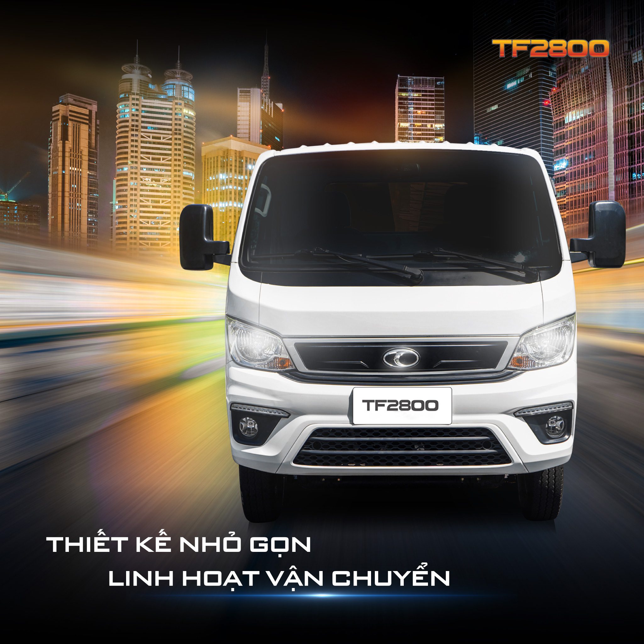Xe tải 2 tấn máy dầu hoàn toàn mới TF2800 Xe tải 2 tấn máy dầu hoàn toàn mới TF2800