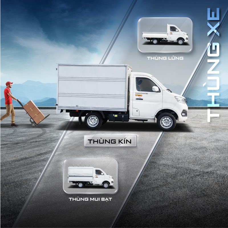 Xe tải nhẹ máy xăng tf220/tf230 hoàn toàn mới Xe tải nhẹ máy xăng tf220/tf230 hoàn toàn mới