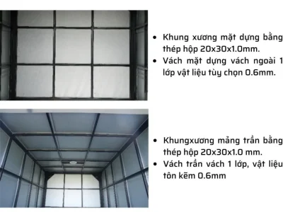 THACO FRONTIER TF220 | THÙNG KÍN | 980KG