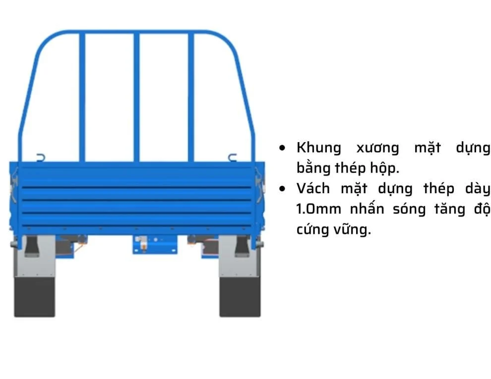 THACO FRONTIER TF220 | THÙNG LỬNG | 990KG