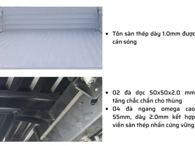 THACO FRONTIER TF220 | THÙNG LỬNG | 990KG