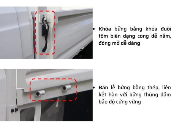THACO FRONTIER TF220 | THÙNG LỬNG | 990KG