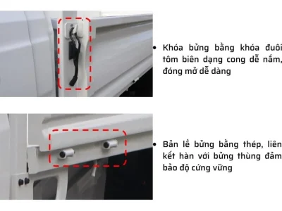THACO FRONTIER TF220 | THÙNG LỬNG | 990KG