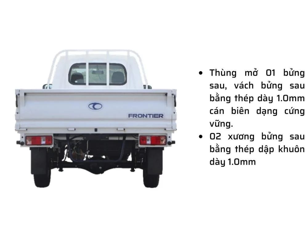 THACO FRONTIER TF230 | THÙNG LỬNG | 990KG