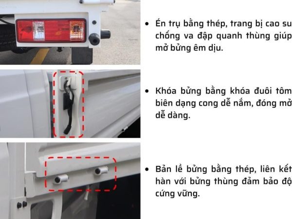 THACO FRONTIER TF230 | THÙNG LỬNG | 990KG
