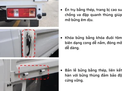 THACO FRONTIER TF230 | THÙNG LỬNG | 990KG