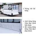 Xe tải 1 tấn Thaco Frontier TF220 thùng mui bạt