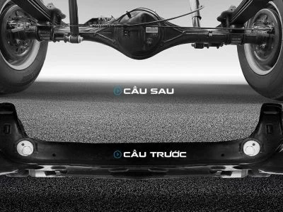 Xe tải KIA K200SD 4WD 2 cầu Cabin kép 1,49 tấn