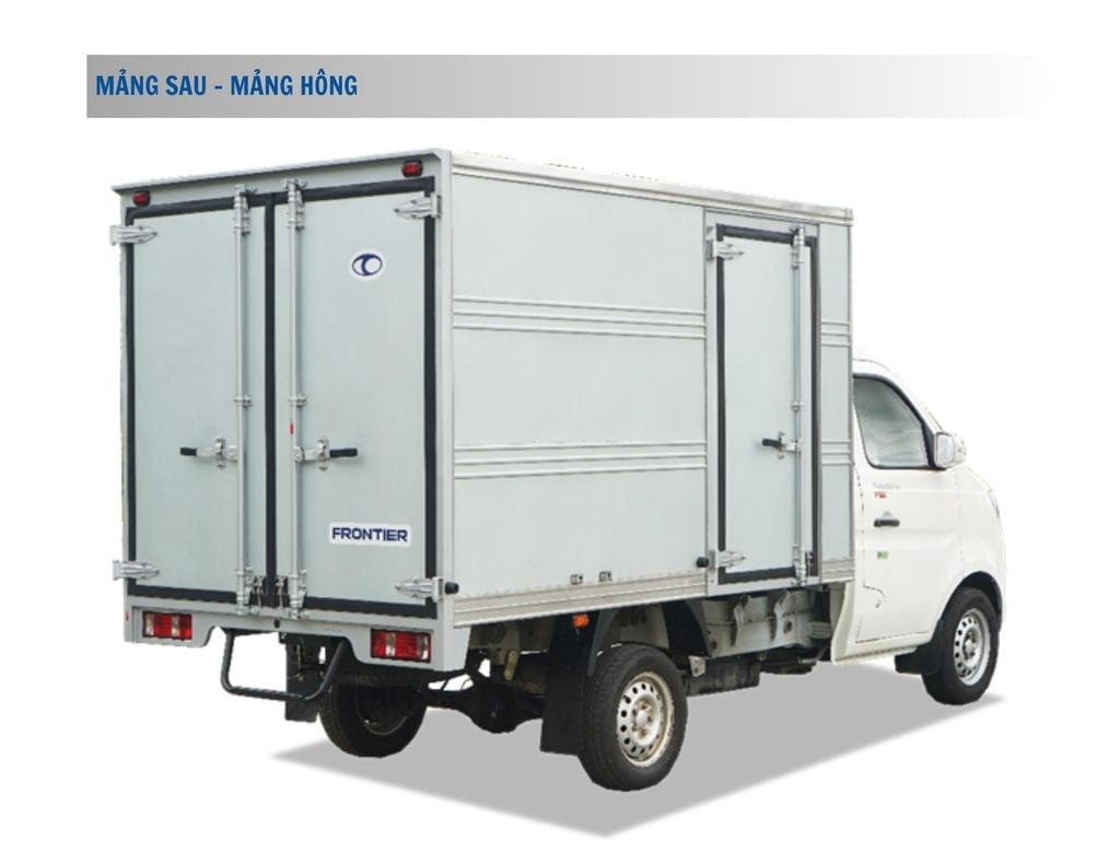 kết cấu thùng kín thaco frontier tf230