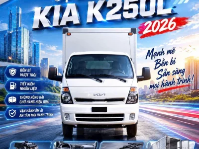 KIA K250L – THÙNG DÀI 4.5M – CAO 1.9M MỚI NHẤT 2026